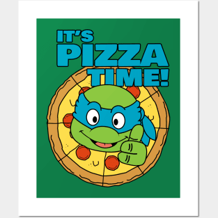 Leonardo Pizza Time Posters and Art